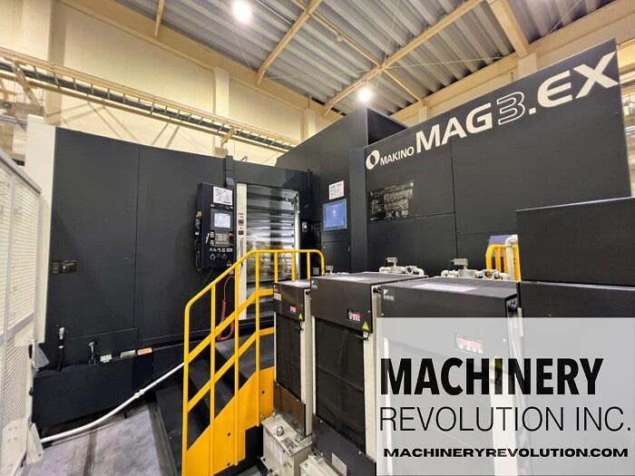 Used 2016 Makino MAG3EX 5-Axis CNC Horizontal Machining Center with Pallet Pool