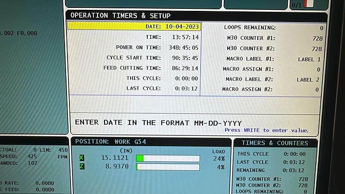 Used 2017 HAAS ST-10 CNC Turning Center ***LowHours***