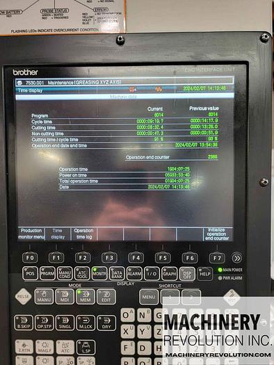 Used 2021 Brother SPEEDIO S500X1 Vertical Machining Center ***Low Hours***