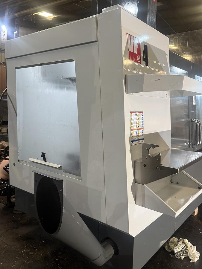 Used 2013 HAAS VF-4 4-Axis 10,000 RPM with CNC Vertical Machining Center ***Low Hours***
