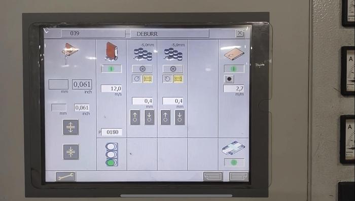 Used 2009 Butfering Steel Master SMW 535 Profiline Sander / Grinder / Deburr