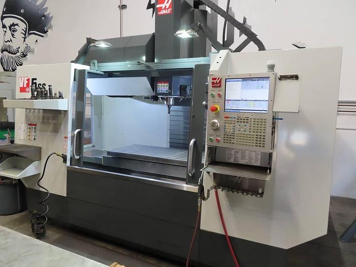 Used 2018 HAAS VF-5SS 5-Axis Vertical Machining Center ***Low Hours***
