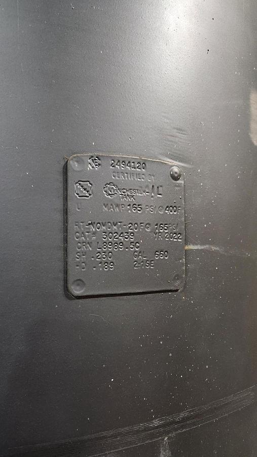 Used 2022 EATON PRV 030B000V460 30 HP ROTARY SCREW AIR COMPRESSOR