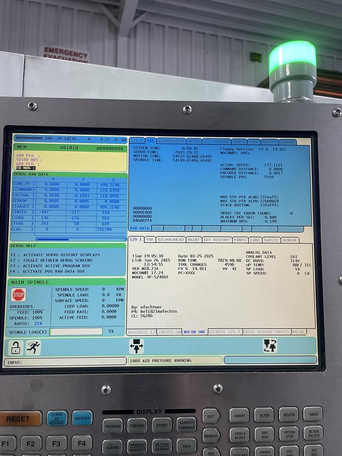 Used 2014 HAAS VF-5XT CNC Vertical Machining Center