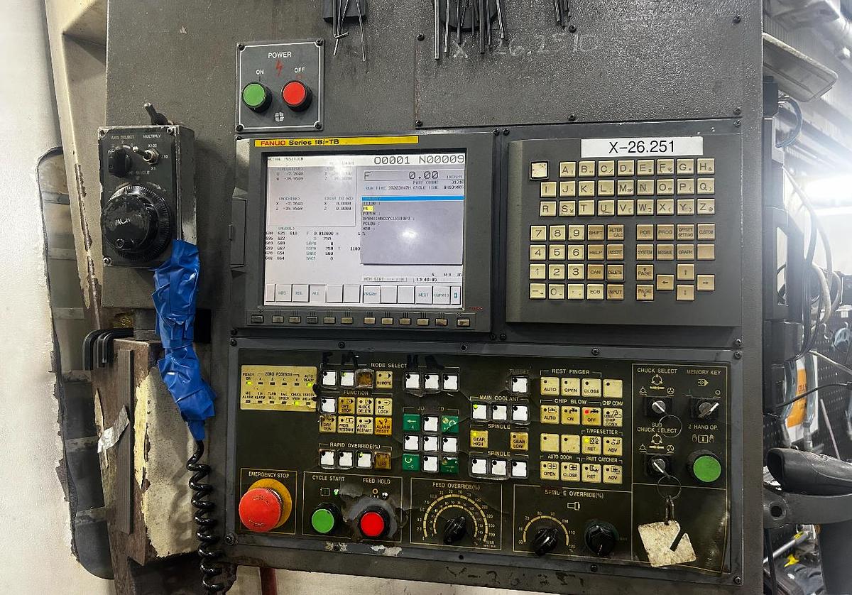 Used 2006 HWACHEON Hi Tech 700 Big Bore CNC Turning Center