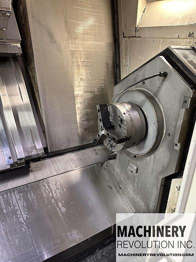 Used 2016 OKUMA Multus B 300 BB SBW II CNC Mill Turn Center with Milling Head / Dual Spindle / Live Milling / TSC / 120 Tools / BarFeeder