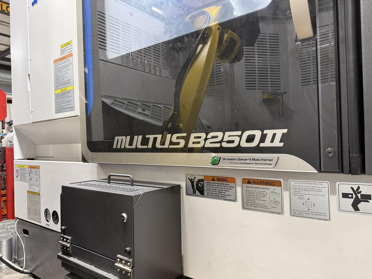 Used OKUMA MULTUS B250II Like Brand New Only 104 Hours Total Running Time