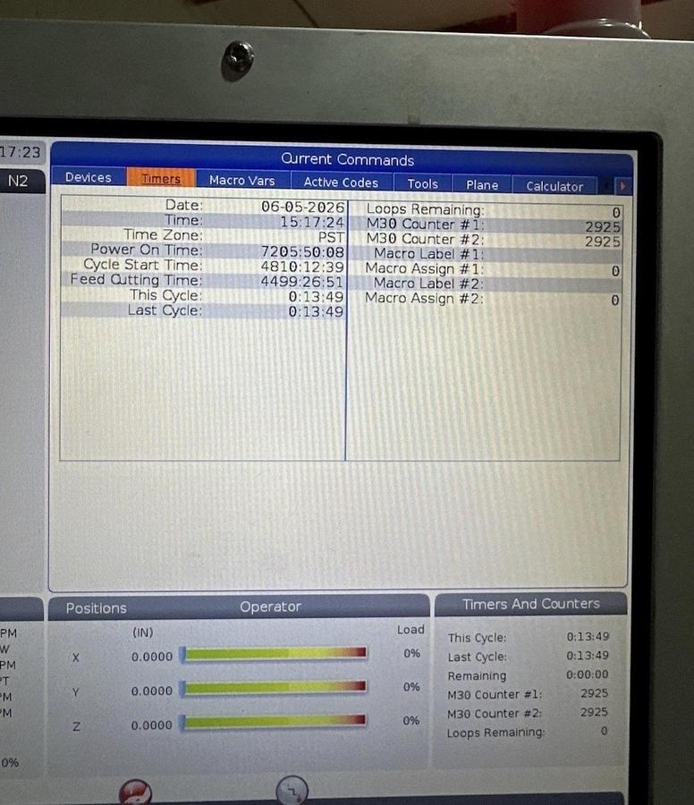 Used 2021 HAAS VF-9/40 Vertical Machining Center