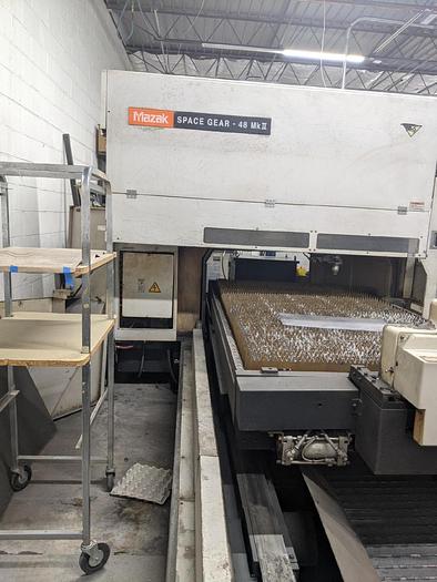 Used 2004 MAZAK Space Gear-48 MK II 5-Axis 2500 Watt CO2 Laser