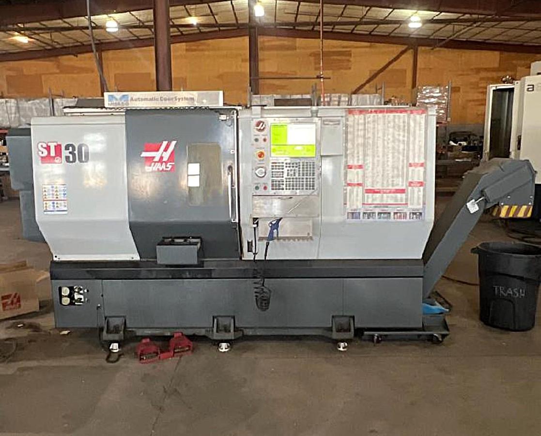 Used 2013 HAAS ST-30 CNC Lathe Turning Center with Programmable Tailstock / Automatic Tool PreSetter