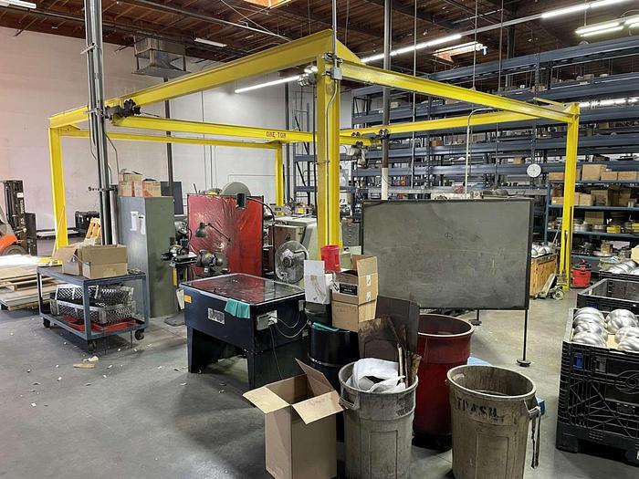 Used Freestanding Bridge Crane System 1 Ton