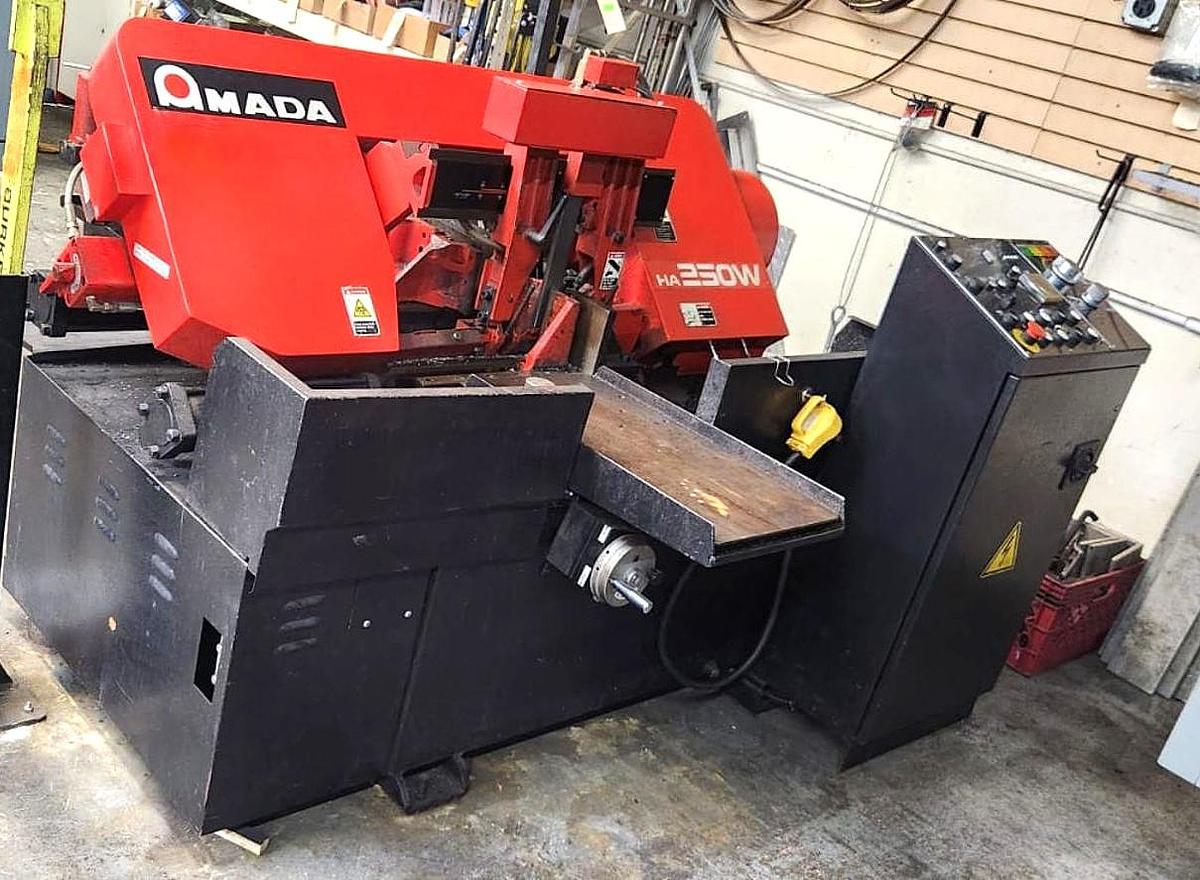 Used 2018 AMADA HA250W CNC Horizontal Band Saw