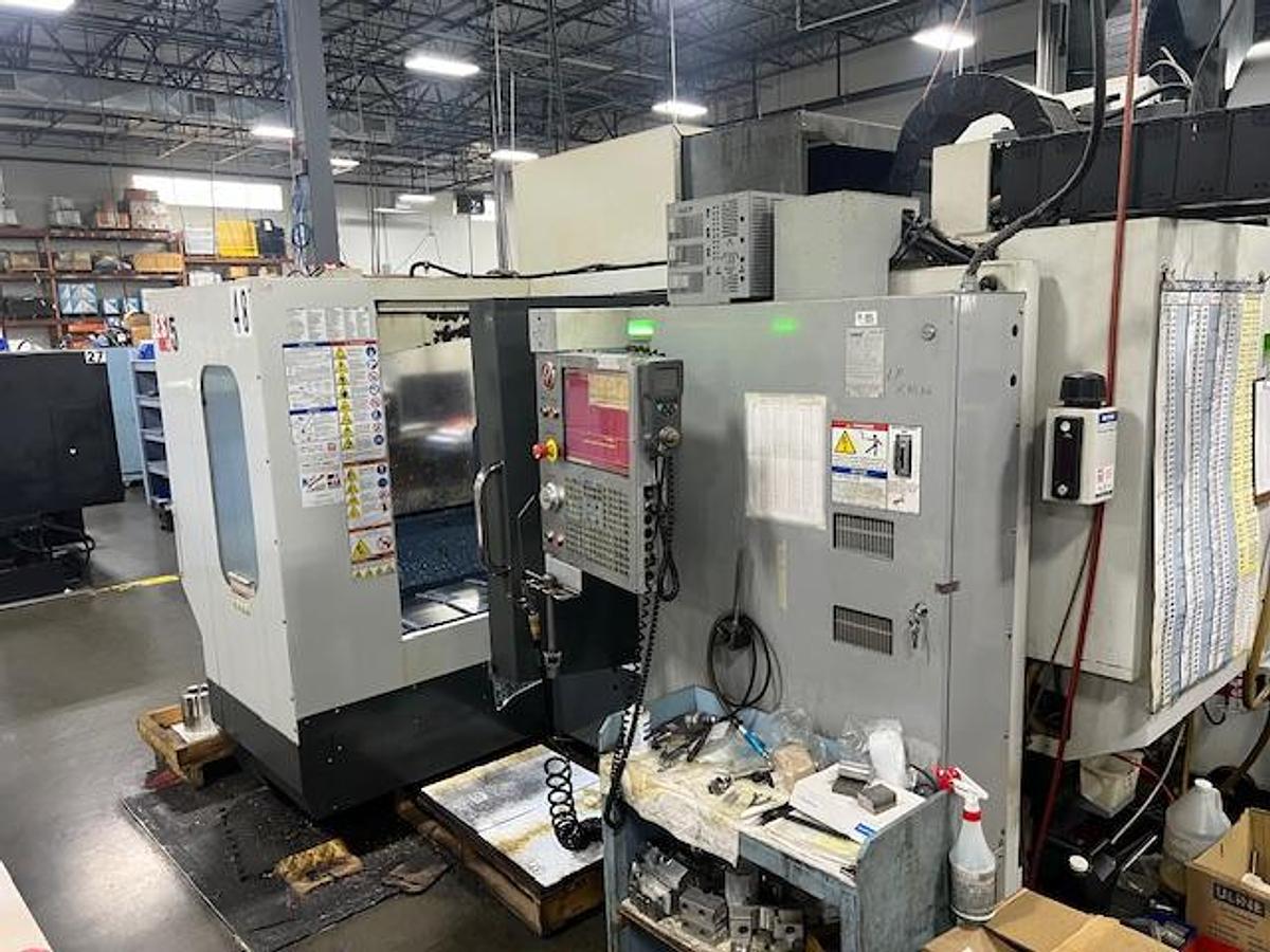 Used 2010 HAAS ES-5 4-Axis CNC Horizontal Machining Center