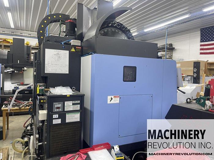 Used 2021 DOOSAN DNM 4500 12,000RPM 4-Axis CNC Vertical Machining Center with Fanuc M-10iA Automation  ***Low Hours***