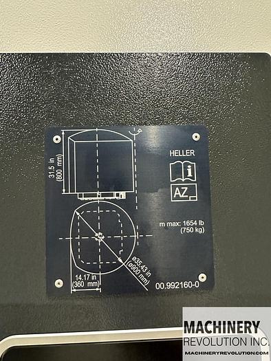 2022 Heller HF-5500 5-Axis CNC Horizontal Machining Center