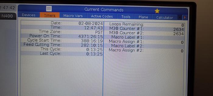 Used 2021 HAAS ST-20Y CNC Lathe with Sub Spindle / Live Tooling / Y-Axis / Tool PreSetter CNC Turning Center ***282 Hours***