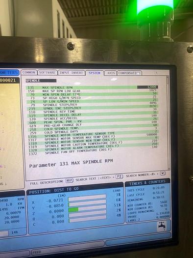 Used 2015 HAAS UMC-750 5-Axis 12,000RPM CNC Vertical Machining Center