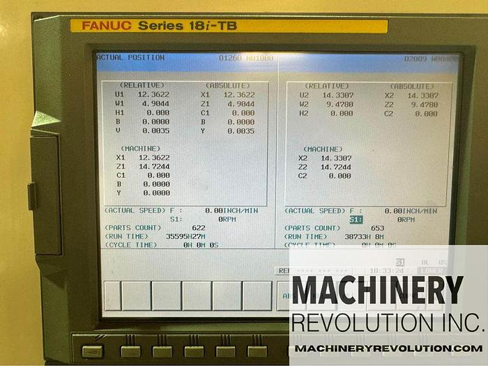 Used 2006 DOOSAN Puma TT 1500 SY CNC Lathe LiveTooling / C-Axis / Y-Axis / Twin Turret / Twin Spindle / BAr Feeder