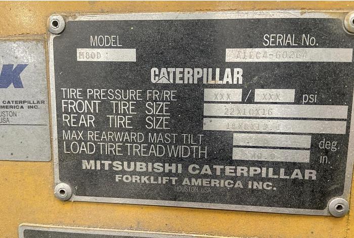 Used Caterpillar M80D