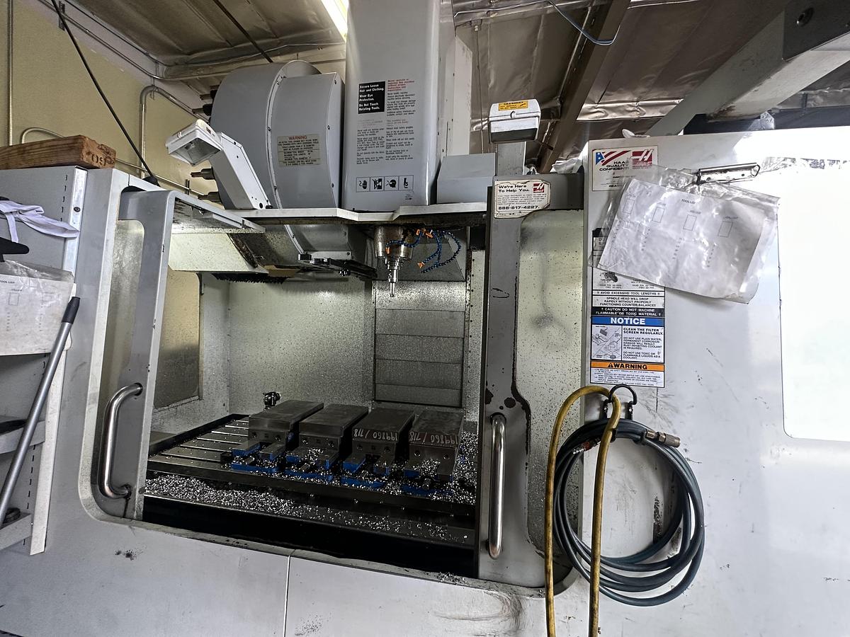 Used 2007 HAAS VF-3YT/50 4-Axis CNC Vertical Machining Center