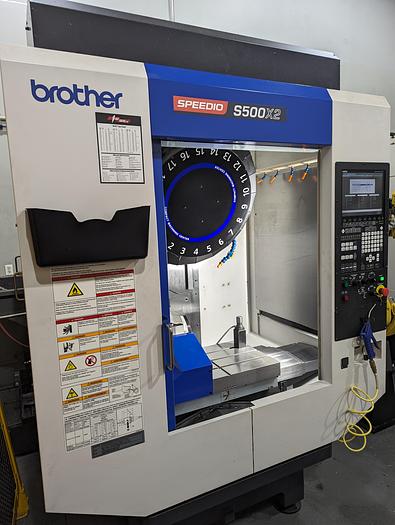 Used 2020 BROTHER SPEEDIO S500X2 4-Axis Vertical Machining Center ***Low Hours*** 2 Available