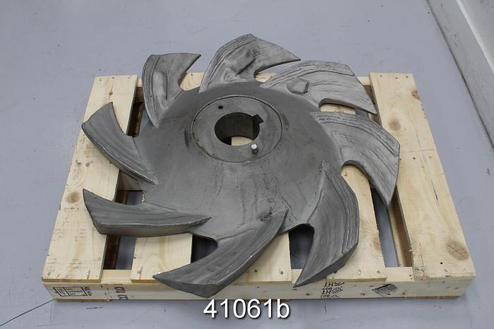 Refurbished Black Clawson 33.2" Diameter Vortech Pulper Rotor, 8-Vane #41061