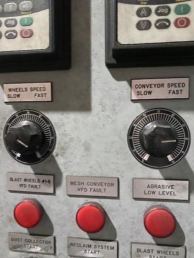 Excellent 2007 Wheelabrator 8 Wheel Mesh Belt