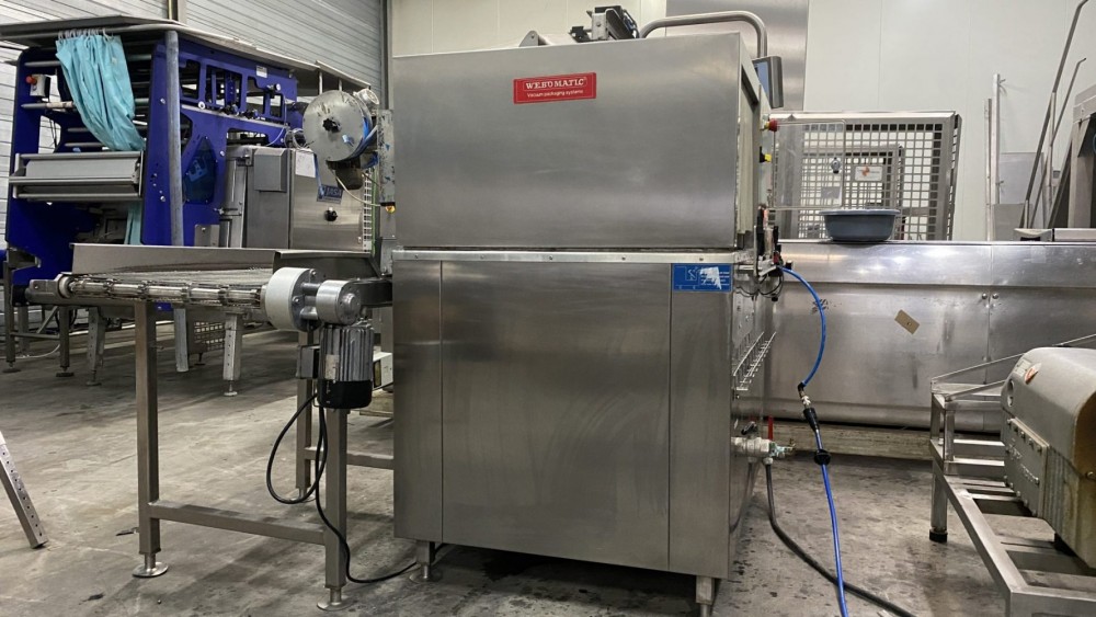 Used Webomatic vacuum line