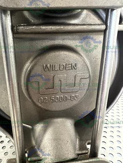 Used Wilden  Stainless Steel T2  Air-Operated Double Diaphragm Pump 1 1/2"