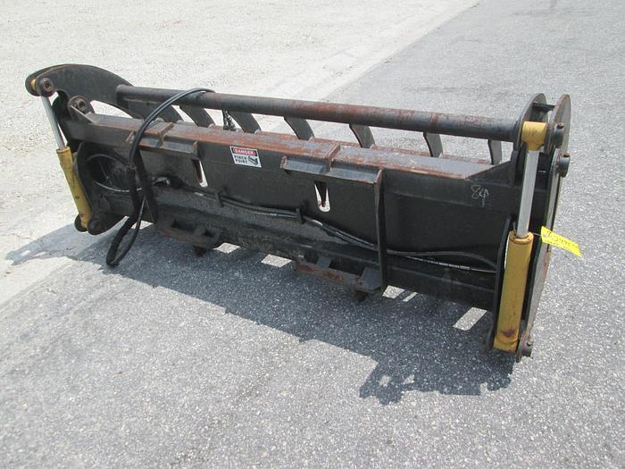 Used Skid steer Grapple Rake, 84" Wide