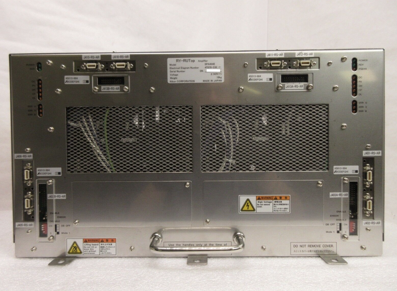 Used Nikon 4T070-338-1 RY-RUTop Amplifier SPA494E NSR-S620D ArF Immersion Used