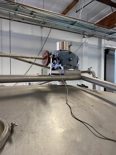 Used Damrow 4500 Gallon Double-O Cheese Vat Stainless Steel Jacketed Tank w/ Mixers