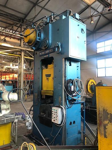 Wilkins & Mitchell E30-HB1-10, 250 ton capacity hot brass forging press