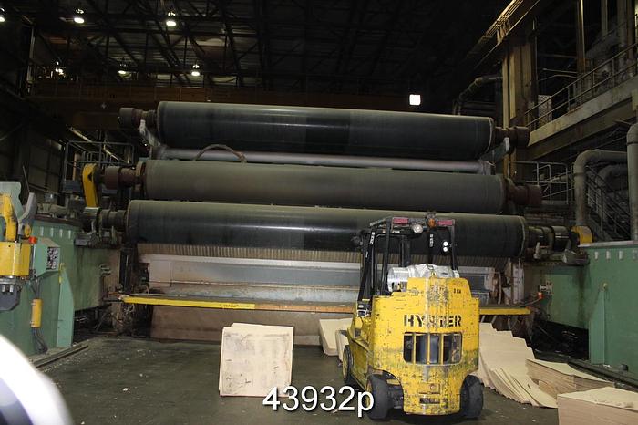 Used 290" Trim Complete Fourdrinier Paper Machine, with Metso Dilution Control Headbox #43932
