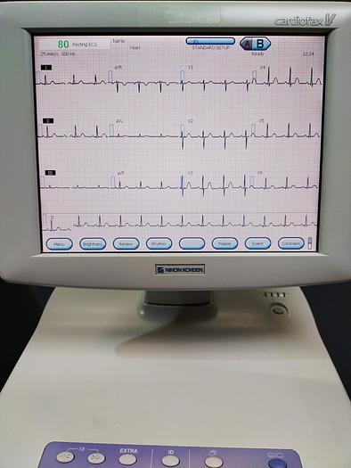 Gebraucht Nihon Kohden  ECG-1550K cardiofax V EKG Gerät inkl. 10-adrige EKG-Kabel