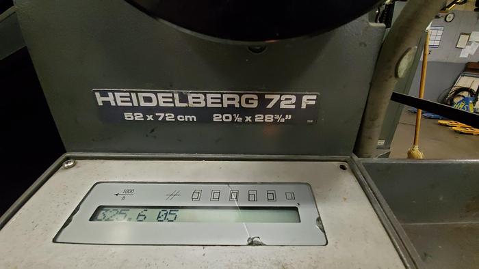 Used 1989 Heidelberg SM72-F+LX