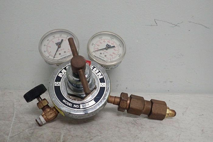 Used Matheson 8-580 Twin Gauge Gas Regulator