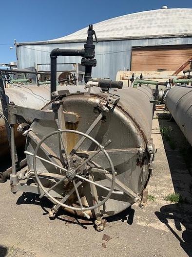 Used Reid Double Door Horizontal Retort 54" Dia. x 28' Long
