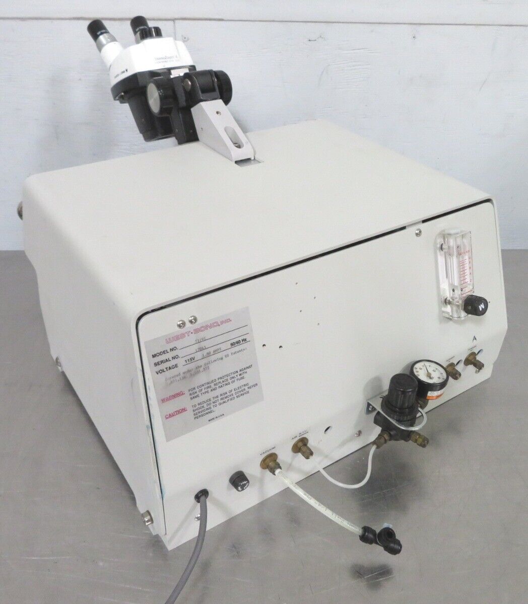 Used West-Bond 7316C Motorized Scrub Single Collet Eutectic Die Bonder