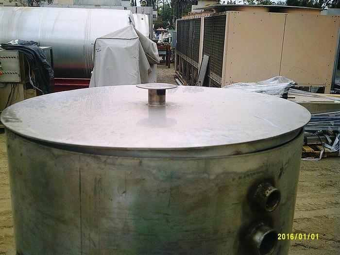 Used Tank, 130 Gallon, S/st, 23" x 72", FT/FB #S741762