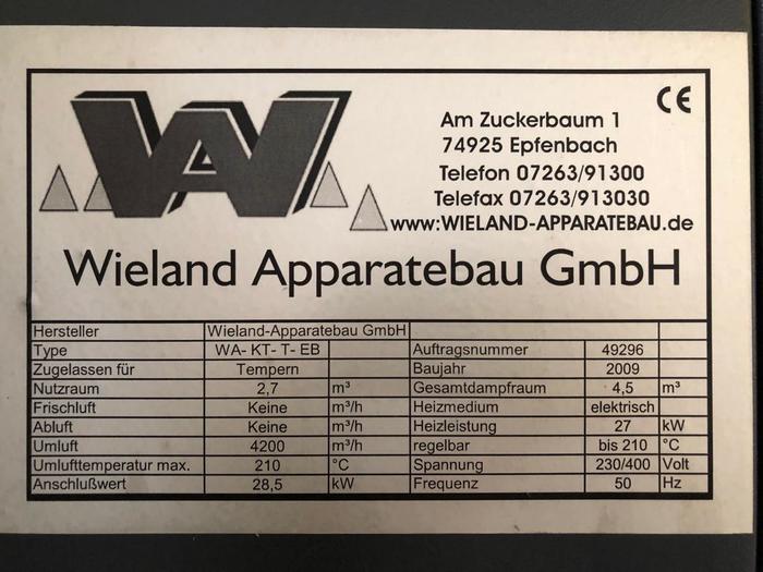 Used 2009 WIELAND WA - KT - T - EB