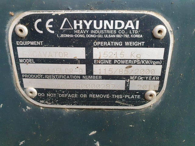 Used Hyundai Robex LCR945-R Excavator