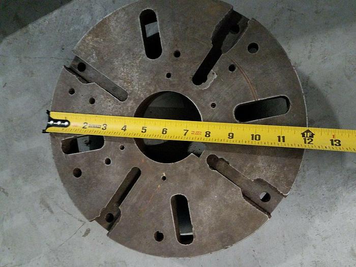 Used 12" Dog Plate for Lathe with threaded back