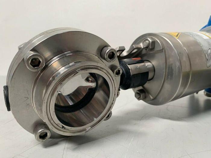 Used GEA Tuchenhagen 7330-2002-0100-0000+TM1.P2BAZ/67 Butterfly Valve w/ 2" Fitting