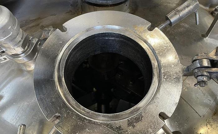 Used 250 LITER J.C. PARDO TRIPLE MOTION VACUUM KETTLE - 316 S/S - 20 PSI/FV/100 PSI JACKET