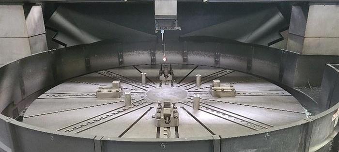 Used 2015 HWACHEON HVT 4550TM CNC 3 AXIS VERTICAL LATHE W/MILLING