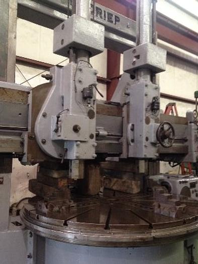 Used 1950 Froriep 10KZ230 VBM | Two Ram Heads, 90" 4-Jaw Chuck, 95" Swing, 70" UR, Side Head