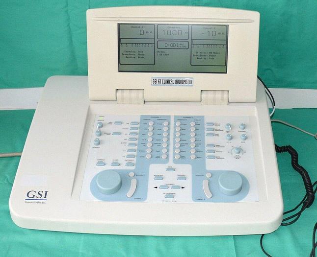 Used Grason Stadler GSI 61 Clinical Audiometer Ear Analyzer