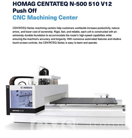 Used Homag N500 CNC Router