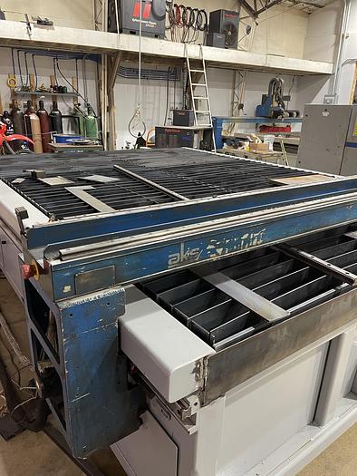 Used AKS Hy-Definition CNC Plasma Cutting Table Accu-kut
